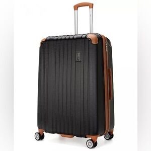 Miami CarryOn Collins 24” Expandable Retro Spinner Checked Luggage suitcase